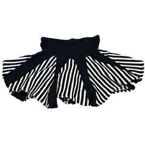 Vintage Tripp NY Black/white Low Rise Pattern Miniskirt  OSFA - Stretch USA